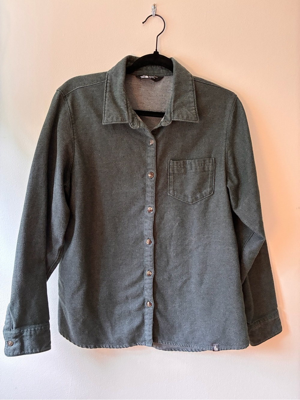 The North Face Green Casual Button-Down Shirt